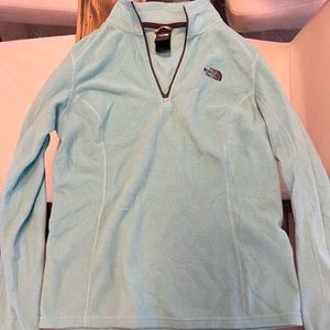 Blue North face women’s jacket, size medium